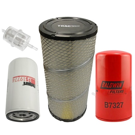 Aic Replacement Parts TRACTOR SERVICE FILTERS Fits Case Fits IH Fits FARMALL 95 w/4.5L Turbo Eng. AT171853Filterkit